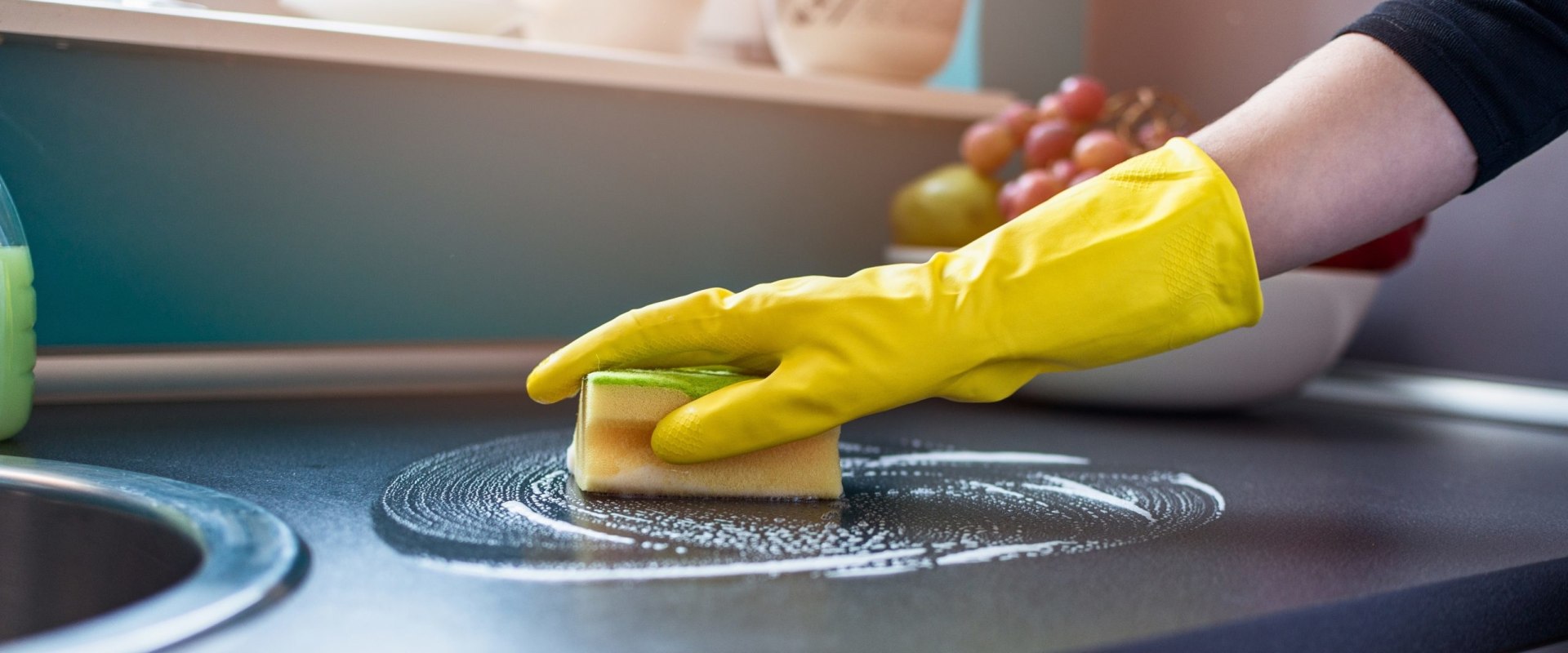 What is the best way to deep clean a kitchen?