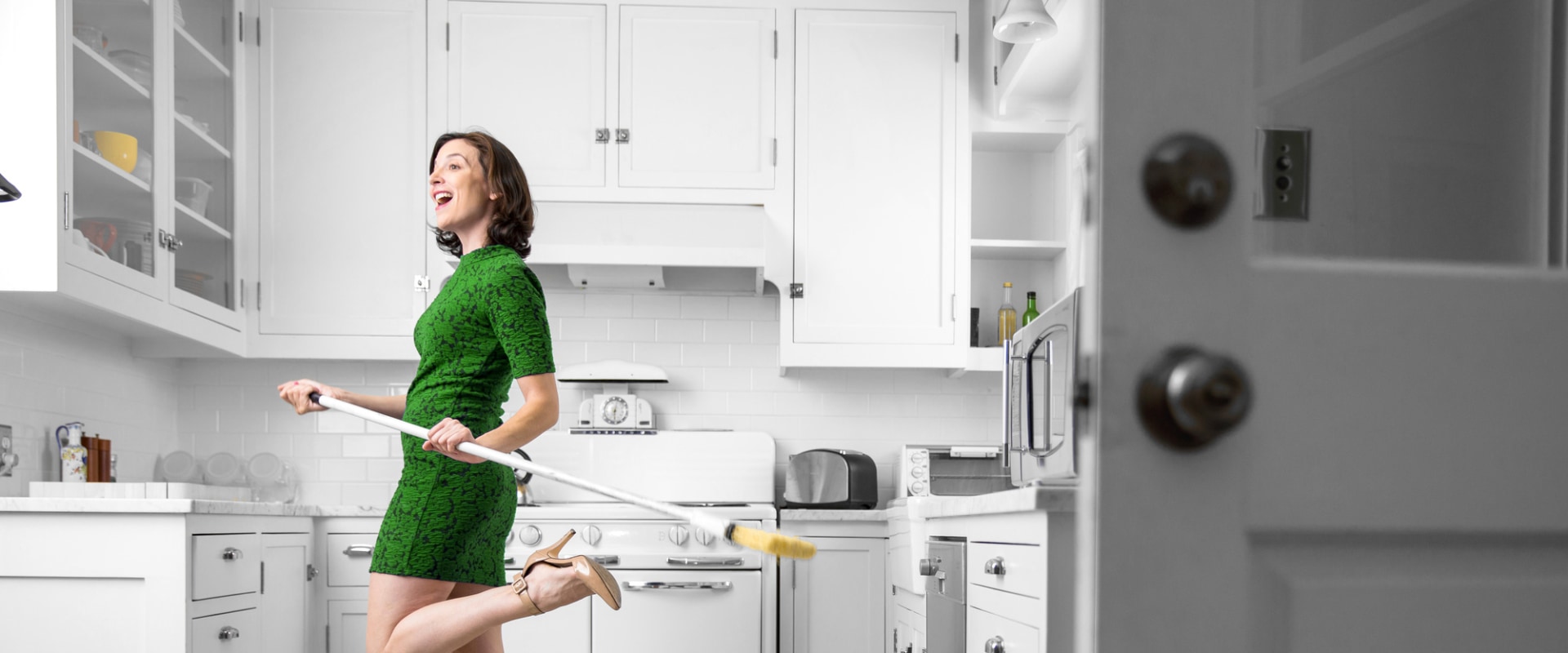 What are the physical health benefits of regular house cleaning?