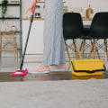 What is the first thing you should do when cleaning a house?