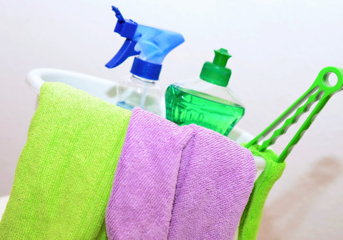 What is the most common type of cleaning agent that are used in homes and commercial kitchens?