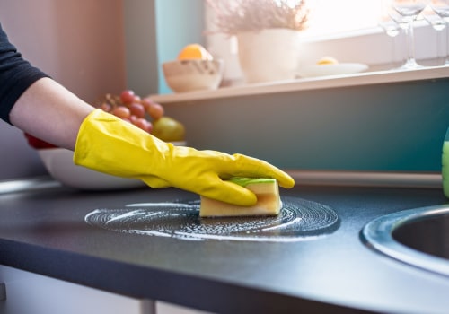 What is the best way to deep clean a kitchen?