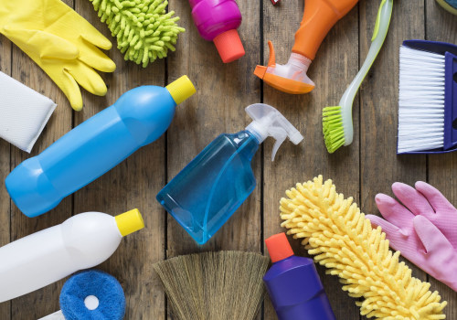 How much do people spend on cleaning products?