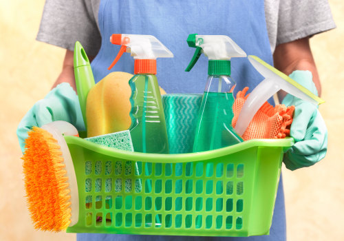 What are the 3 potential health risks of using cleaning products?