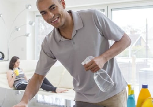 What are the eye health benefits of regular house cleaning?