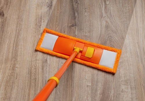 How do you clean floors that haven't been cleaned in years?